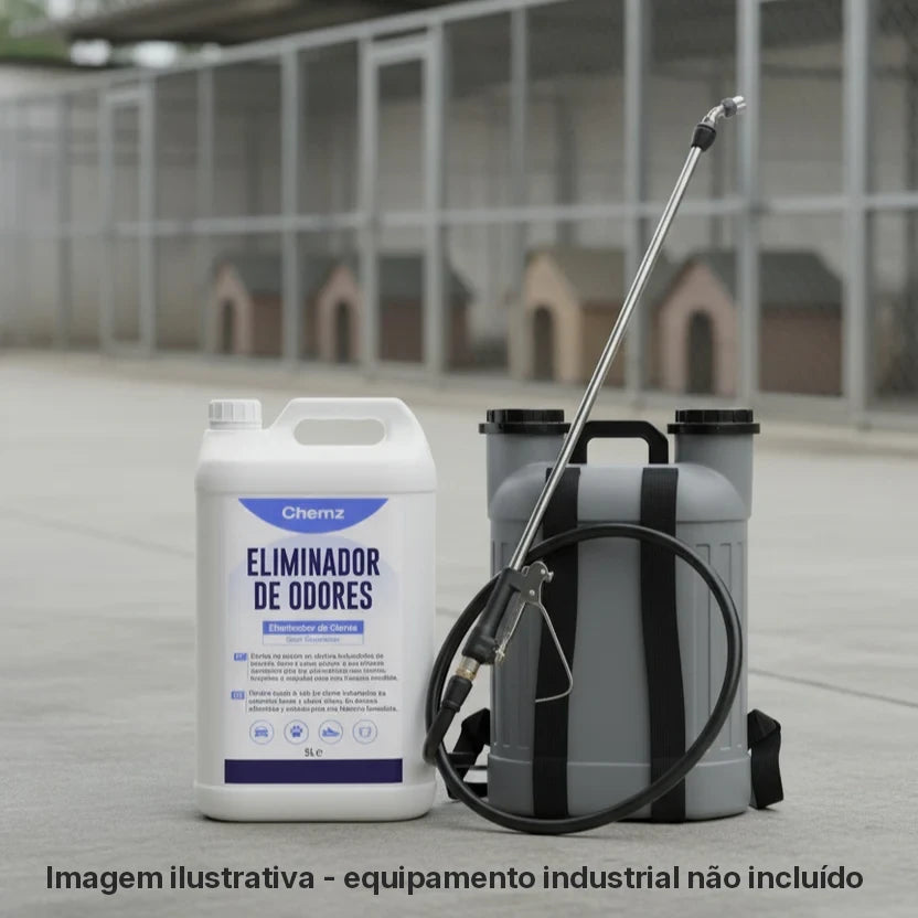 Chemz - Eliminador de Odores Profissional PERFUMADO - Formato Poupança 5 Litros