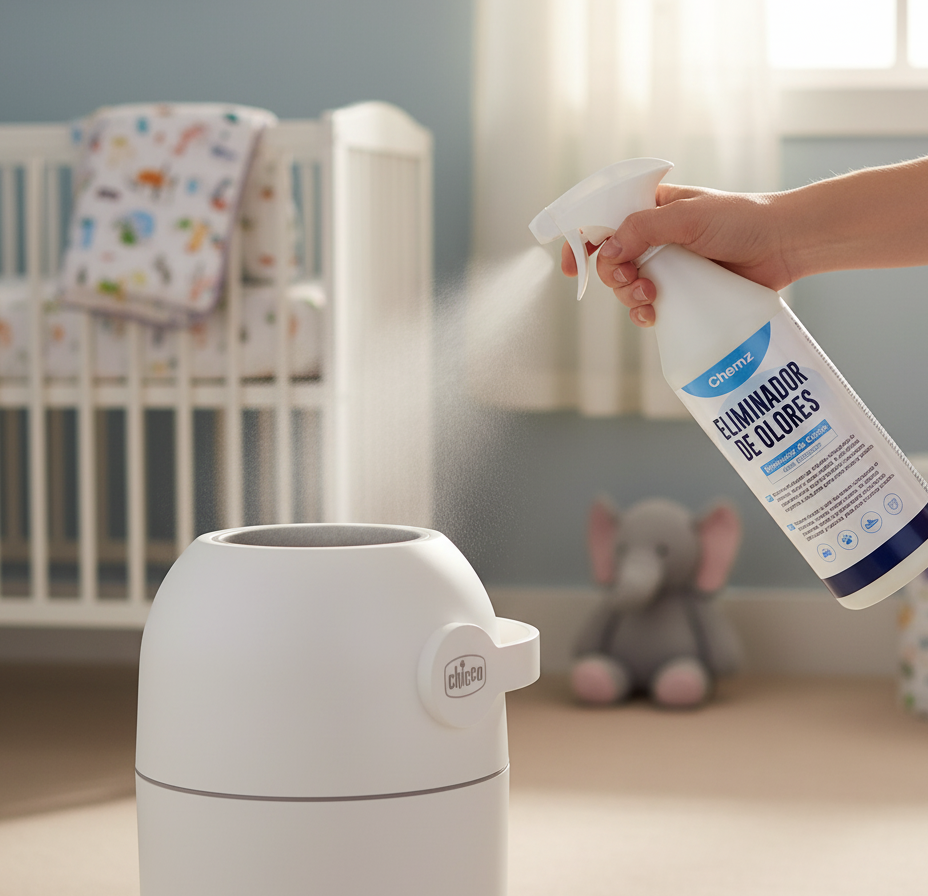 Chemz - Eliminador de Odores SEM PERFUME Profissional - Odores de Animais, Urina, Carpetes, Sofás, Tecidos, Sapatos. - 1000ml
