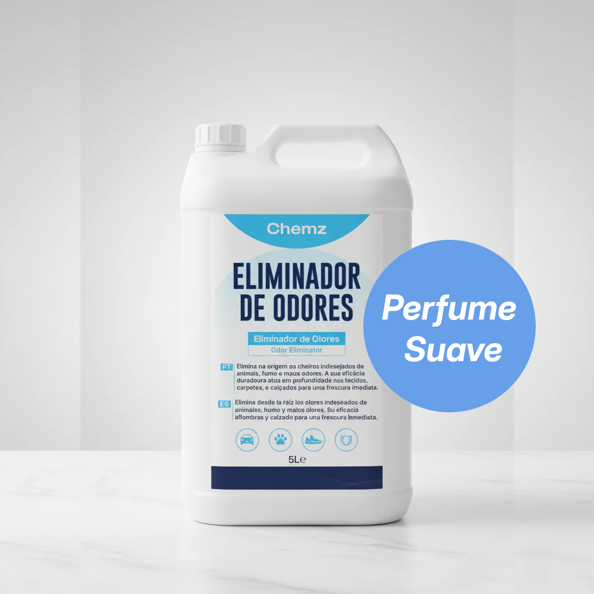 Chemz - Eliminador de Odores  PERFUMADO. - 5 Litros